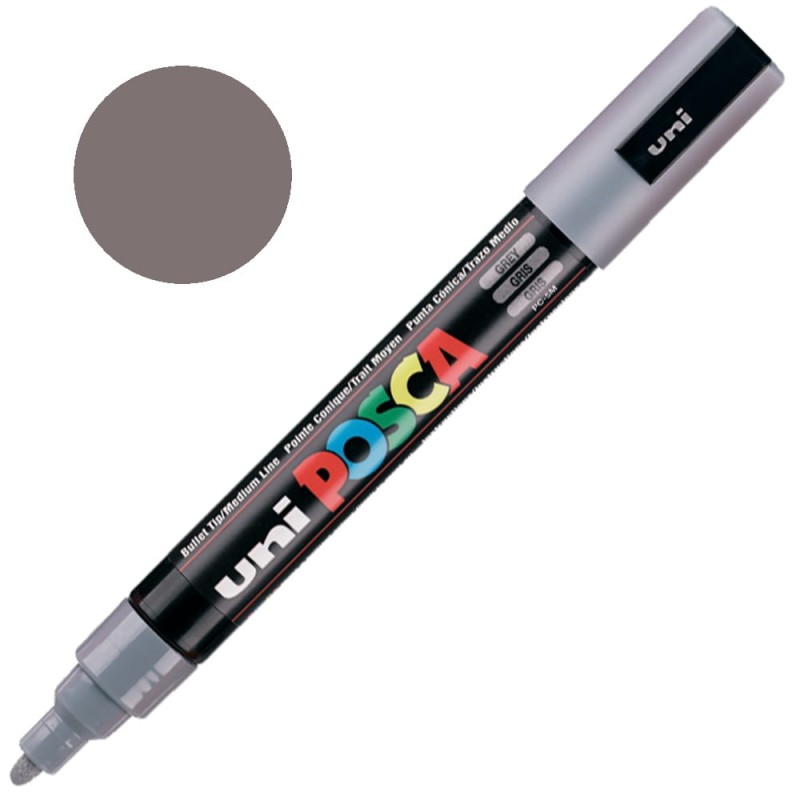 Pisak POSCA 5M 1.8-2.5 mm 37 Grey