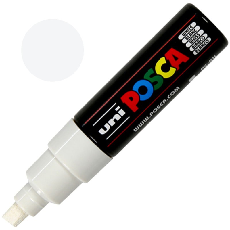 Pisak POSCA 8K 8.0 mm 01 White