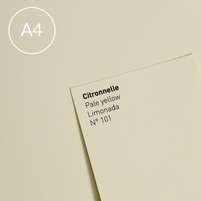 Papier Canson Mi-Teintes A4, 160 g, 25 ark. - 101 Pale Yellow