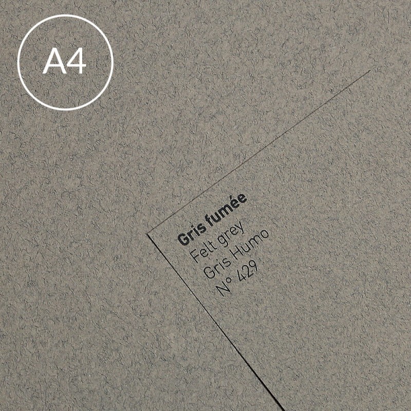 Papier Canson Mi-Teintes A4, 160 g, 25 ark. - 429 Felt Grey