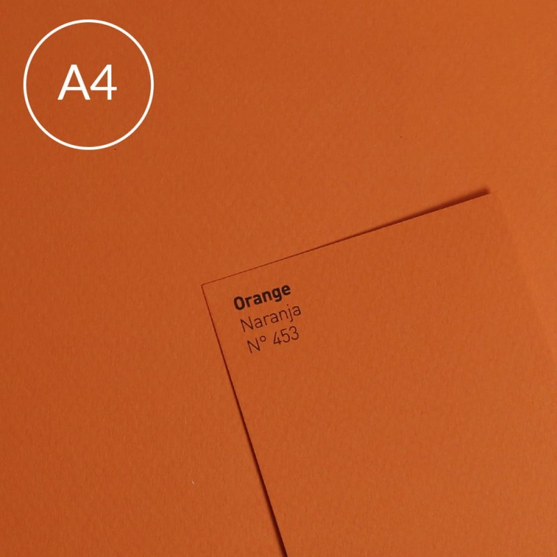 Papier Canson Mi-Teintes A4, 160 g, 25 ark. - 453 Orange
