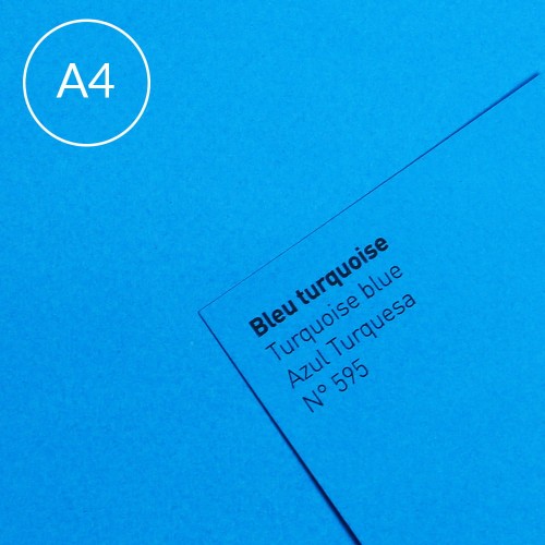 Papier Canson Mi-Teintes A4, 160 g, 25 ark. - 595 Turquoise Blue