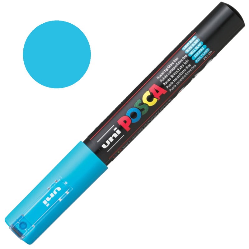 Pisak POSCA 1M 0.7 mm 8 Light Blue