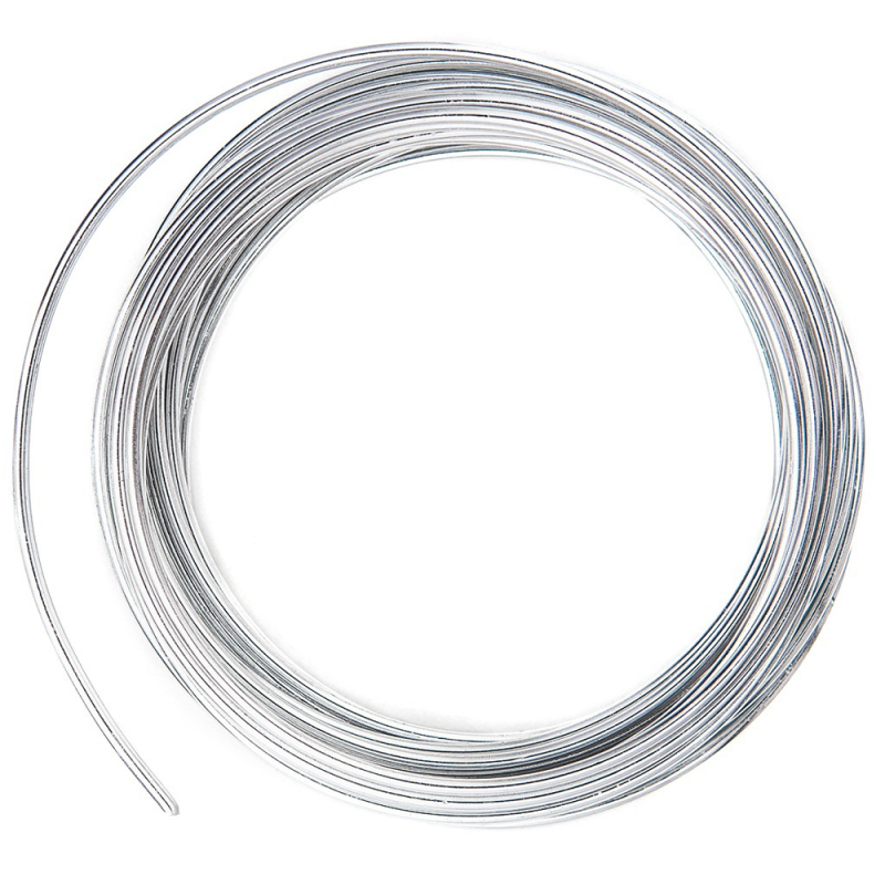 Drucik metalowy DP Craft 2 mm 5 m - srebrny