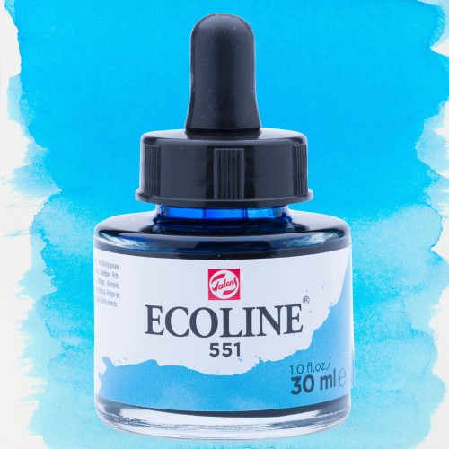 Farba akwarelowa Ecoline 30 ml - 551 Sky blue light