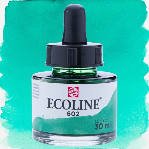 Farba akwarelowa Ecoline 30 ml - 602 Deep green