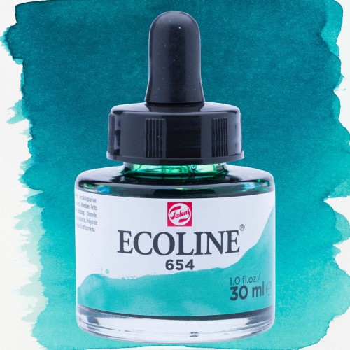Farba akwarelowa Ecoline 30 ml - 654 Fir green