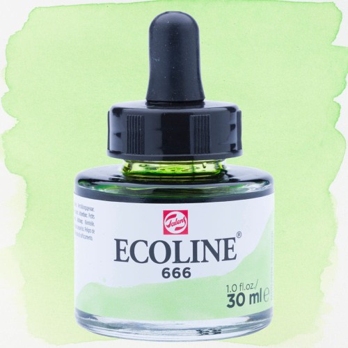 Farba akwarelowa Ecoline 30 ml - 666 Pastel green