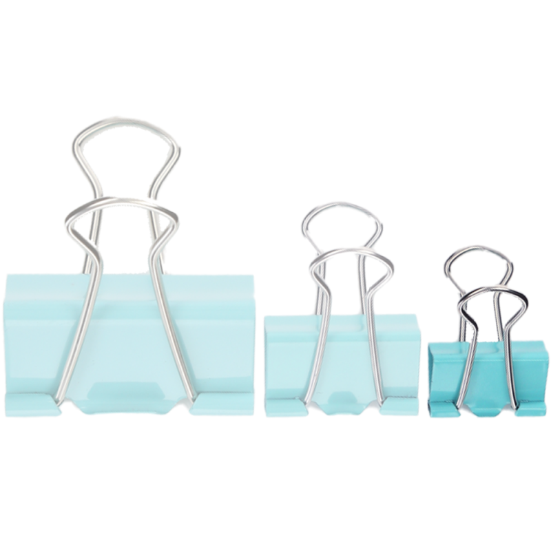 Klips biurowy 19mm zielony