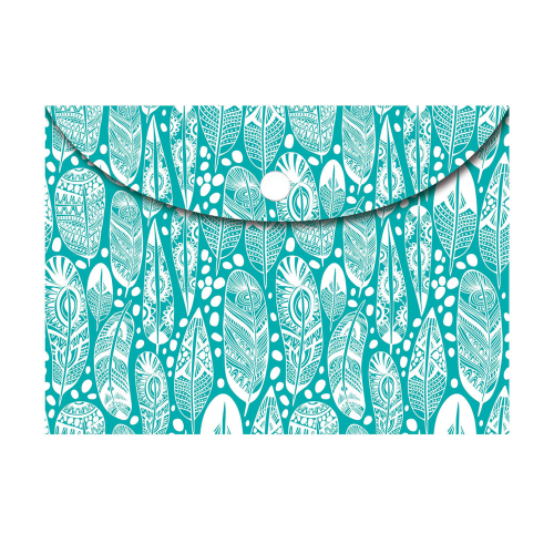 Teczka kopertowa A6 piórka