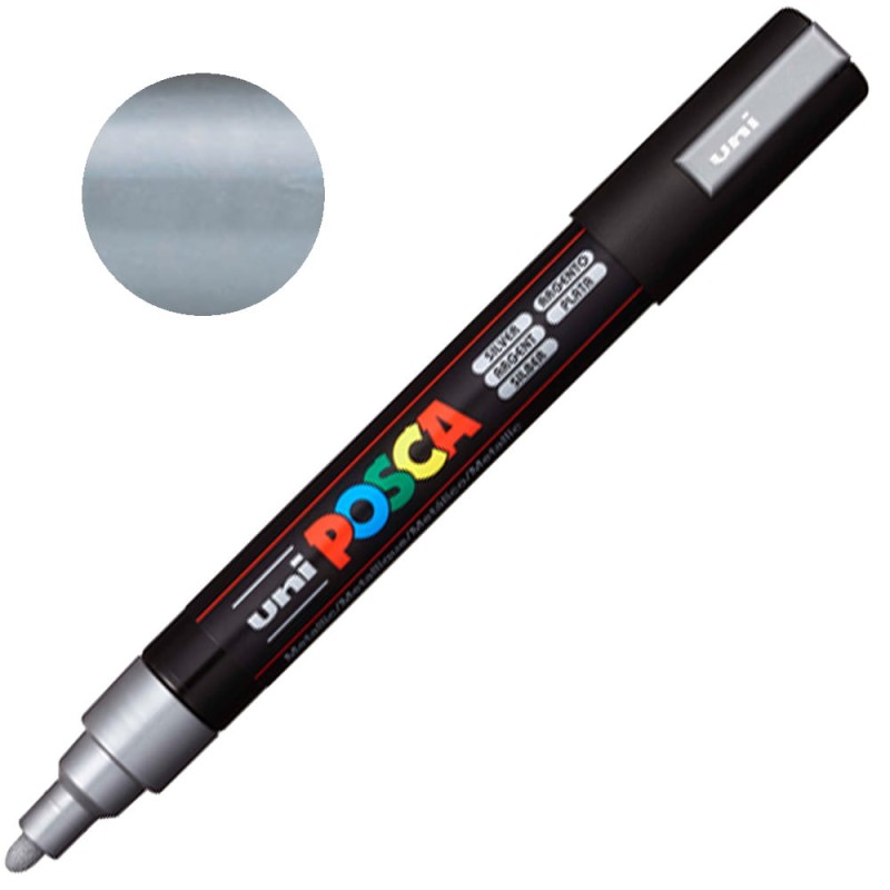 Pisak POSCA 5M 1.8-2.5 mm 26 Silver