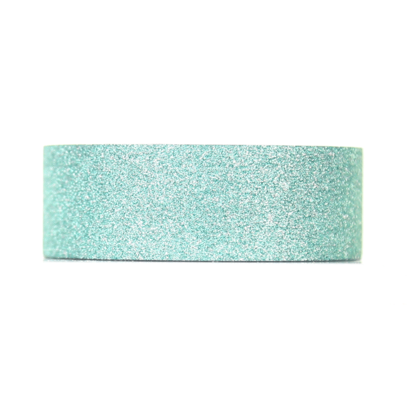 Taśma washi Glitter ZIELONY BROKAT
