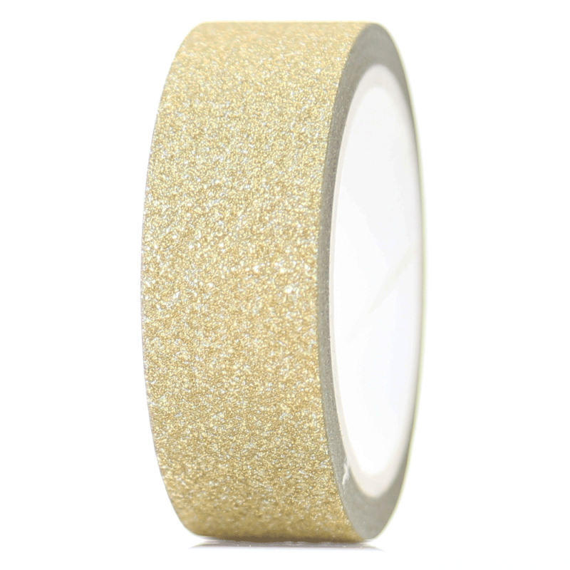 Taśma washi Glitter ZŁOTY BROKAT