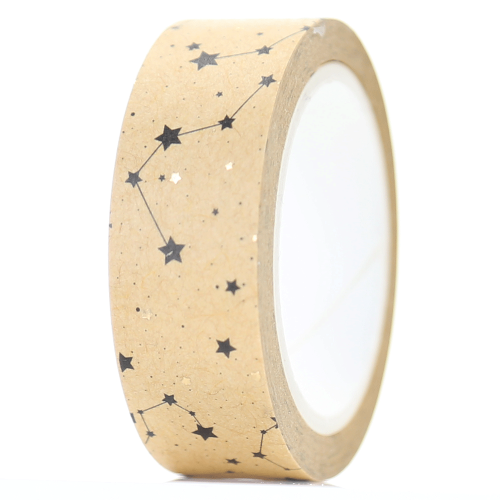 Taśma washi Kraft GWIAZDOZBIÓR
