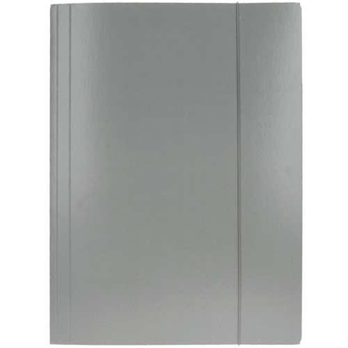 Teczka A4  z gumką Popielata