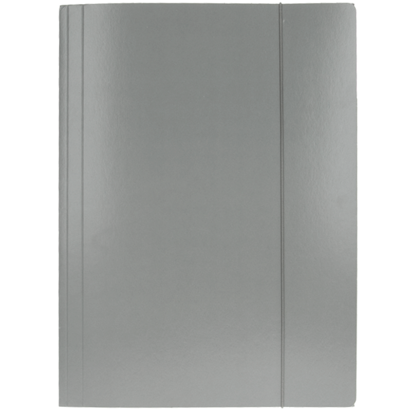 Teczka A4  z gumką Popielata