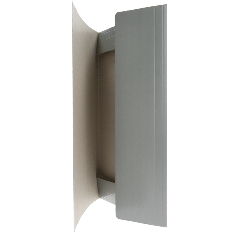 Teczka A4  z gumką Popielata