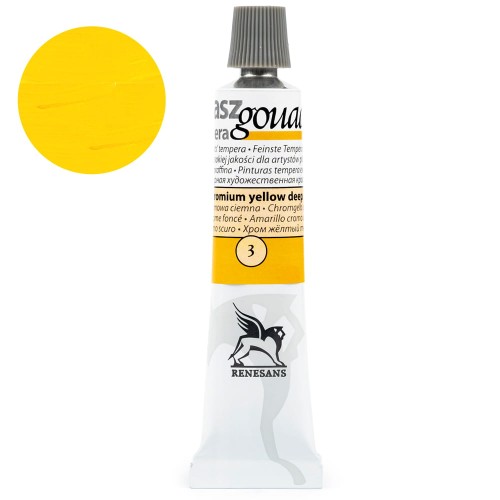 Farba Gouache Renesans 20 ml - 03 Żółta chromowa ciemna