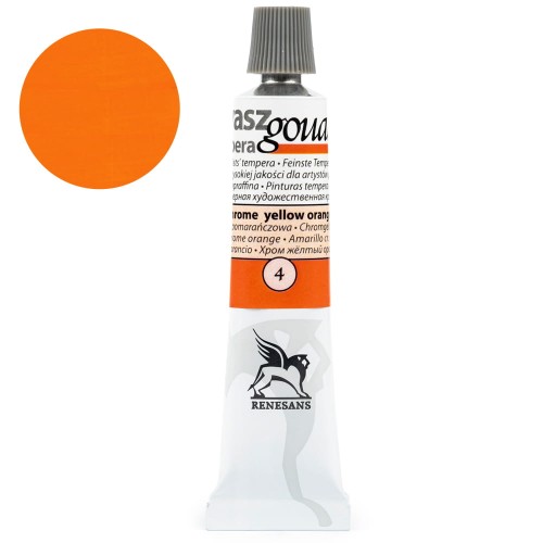 Farba Gouache Renesans 20 ml - 04 Żółta chromowa pomarańczowa