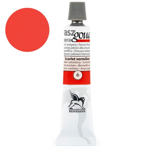 Farba Gouache Renesans 20 ml - 06 Cynober