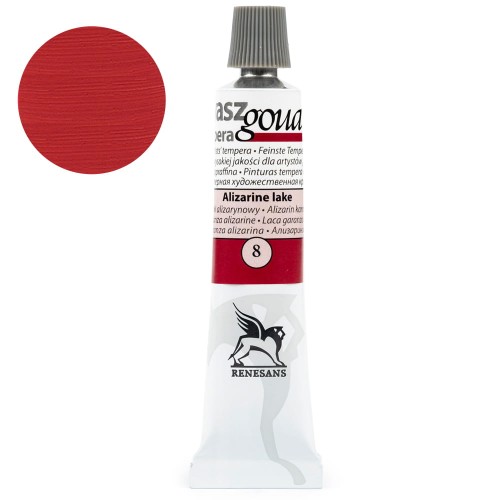 Farba Gouache Renesans 20 ml - 08 Kraplak alizarynowy