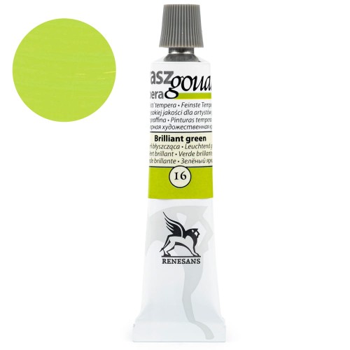 Farba Gouache Renesans 20 ml - 16 Zieleń błyszcząca