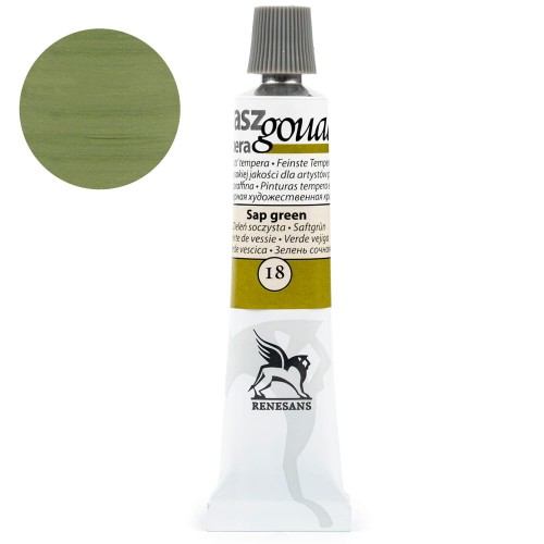 Farba Gouache Renesans 20 ml - 18 Zieleń soczysta