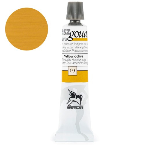 Farba Gouache Renesans 20 ml - 19 Ochra żółta