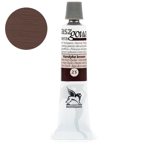Farba Gouache Renesans 20 ml - 25 Brązowy Van Dycka