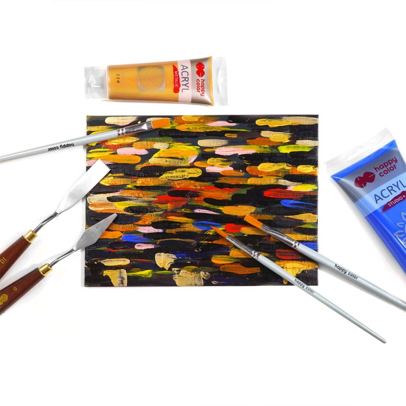 Tablica malarska czarna Happy Color 24 x 30 cm