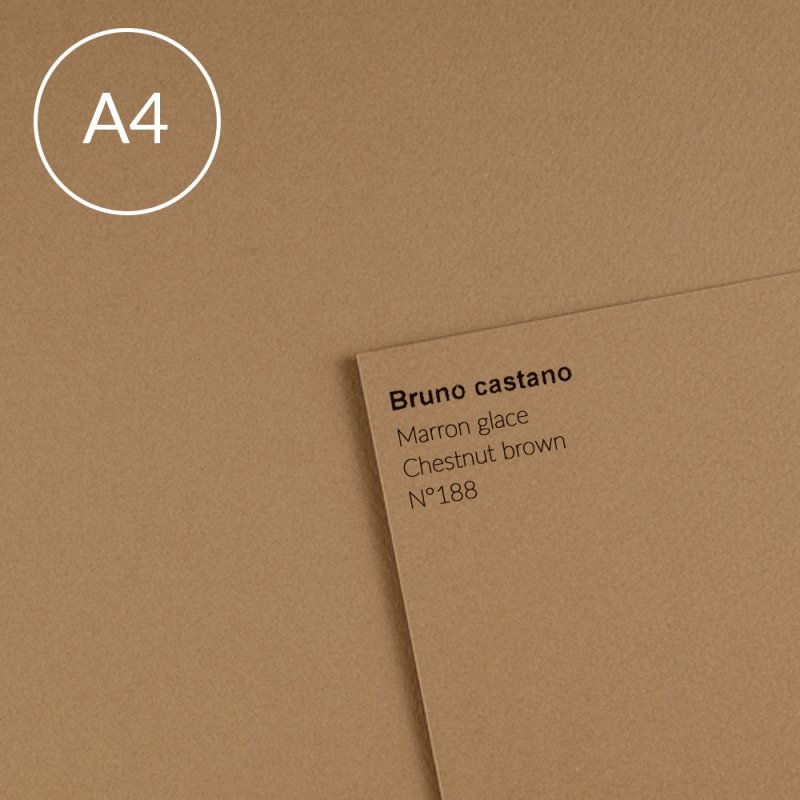 Papier Canson Mi-Teintes A4, 160 g, 25 ark. - 188 Chestnut brown