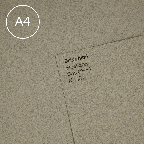 Papier Canson Mi-Teintes A4, 160 g, 25 ark. - 431 Steel Grey