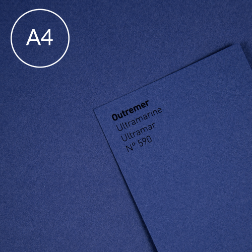 Papier Canson Mi-Teintes A4, 160 g, 25 ark. - 590 Ultramarine/Royal Blue