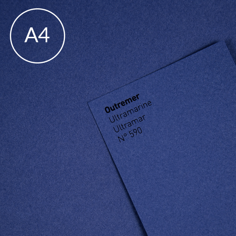Papier Canson Mi-Teintes A4, 160 g, 25 ark. - 590 Royal Blue