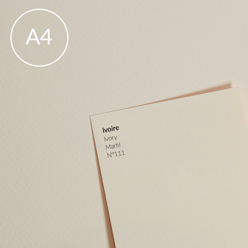 Papier Canson Mi-Teintes A4, 160 g, 25 ark. - 111 Ivory