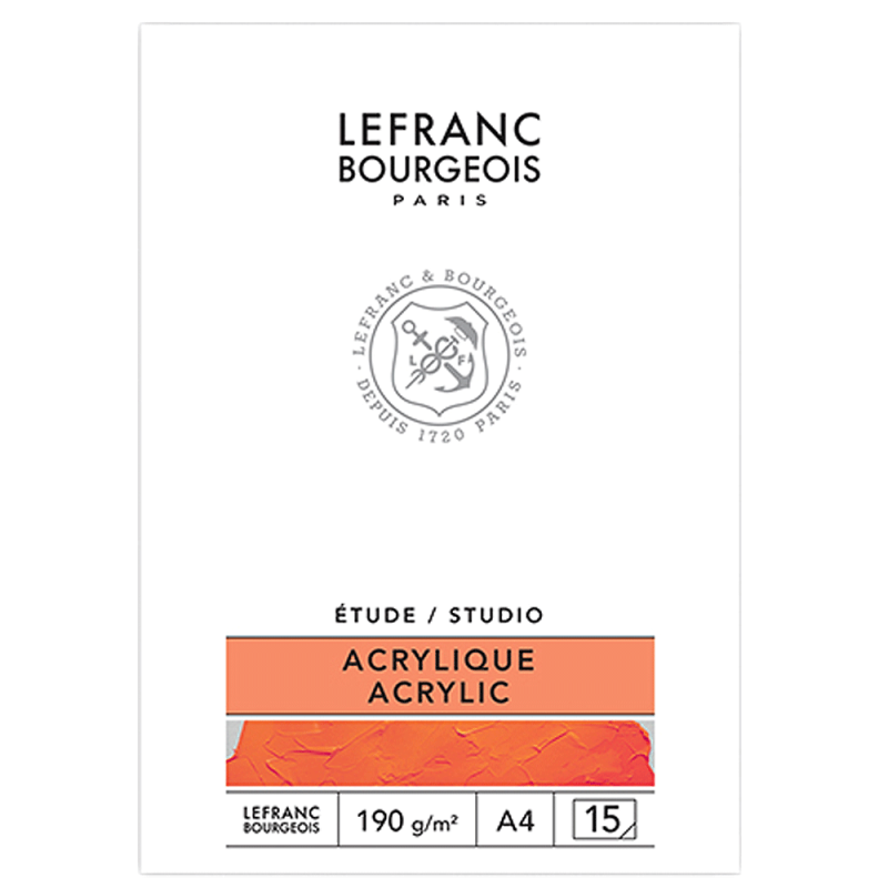 Blok do farb akrylowych A4 Lefranc Bourgeois 01
