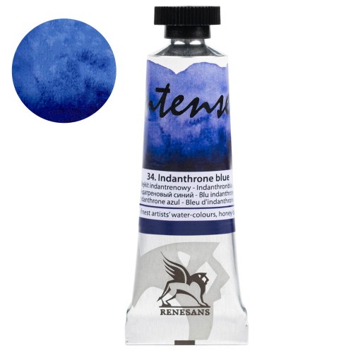 Farba akwarelowa Intense Water 15 ml gr. 2 - 34 Błękit indantrenowy