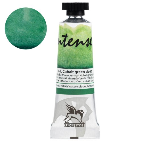 Farba akwarelowa Intense Water 15 ml gr. 2 - 43 Zieleń kobaltowa ciemna