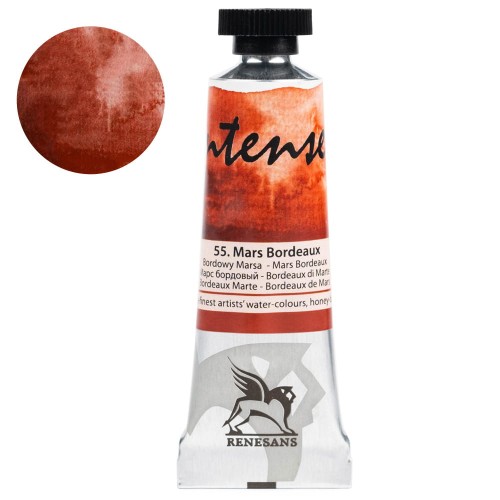 Farba akwarelowa Intense Water 15 ml gr. 1 - 55 Bordowy Marsa