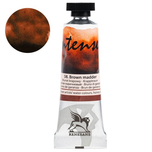 Farba akwarelowa Intense Water 15 ml gr. 3 - 58 Brunat krapowy