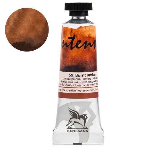 Farba akwarelowa Intense Water 15 ml gr. 1 - 59 Umbra palona