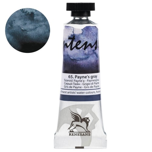 Farba akwarelowa Intense Water 15 ml gr. 1 - 65 Szarość Payne'a