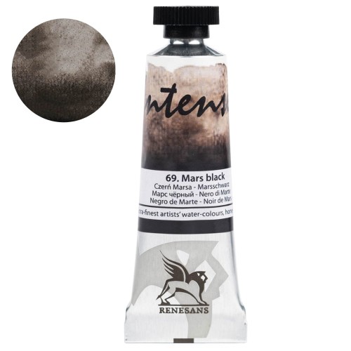 Farba akwarelowa Intense Water 15 ml gr. 1 - 69 Czerń Marsa