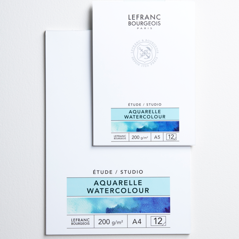 Blok do akwareli Studio Watercolour LeFranc & Bourgeois - 200 g, A5, 12 ark. 03