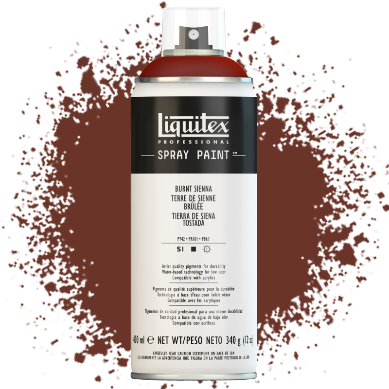 Farba akrylowa w sprayu Liquitex 400 ml 127 (0) Burnt sienna