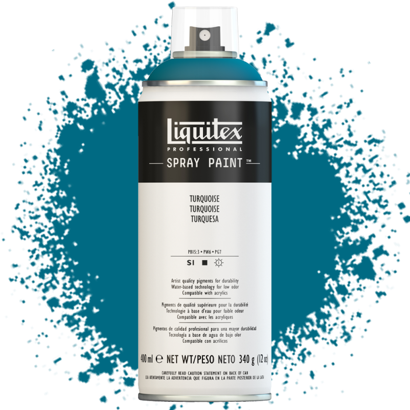 Farba akrylowa w sprayu Liquitex 400 ml 176 Turquoise
