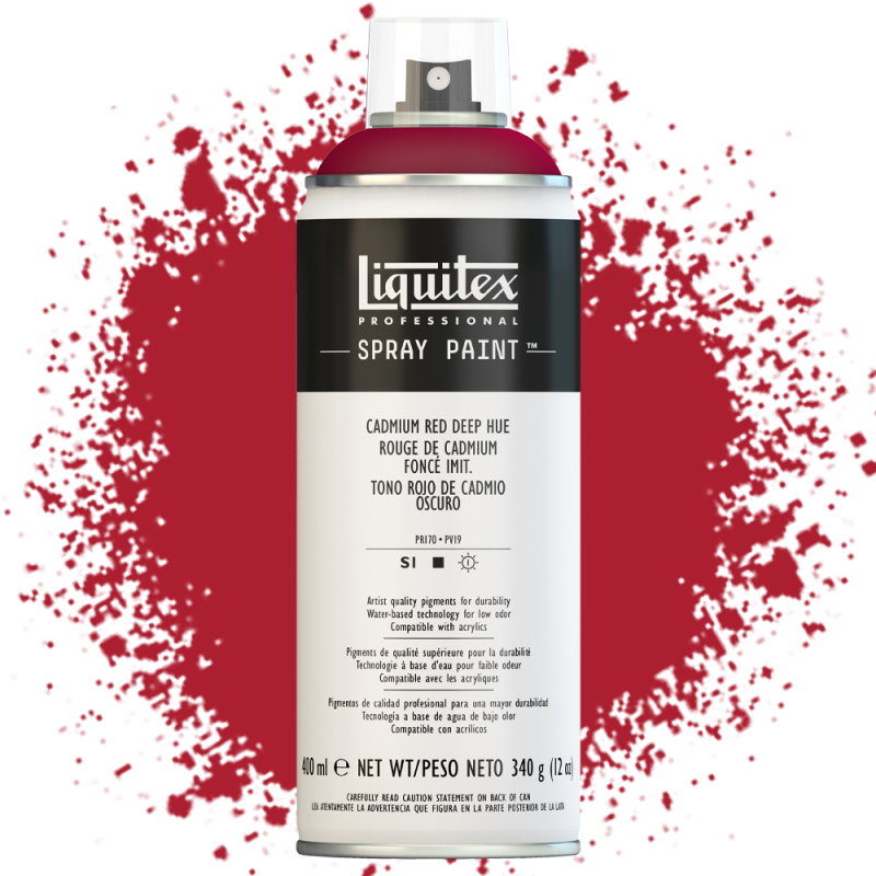 Farba akrylowa w sprayu Liquitex 400 ml 311 (0) Cadmium red deep hue
