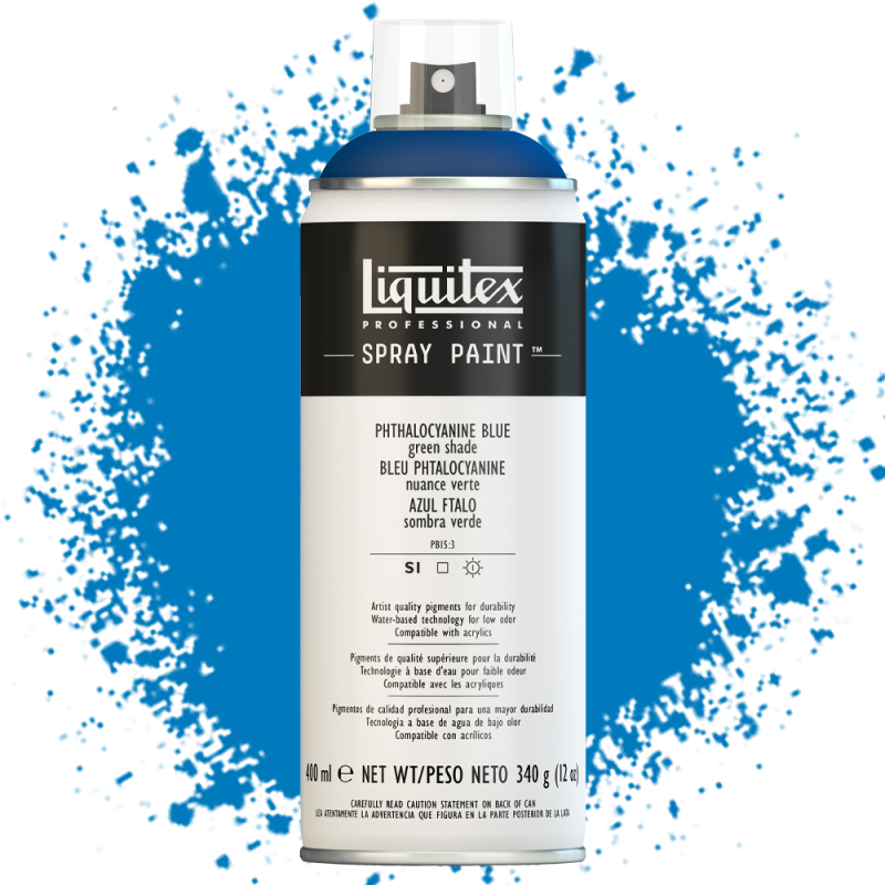 Farba akrylowa w sprayu Liquitex 400 ml 316 (0) Phthalocyanine blue (green shade)