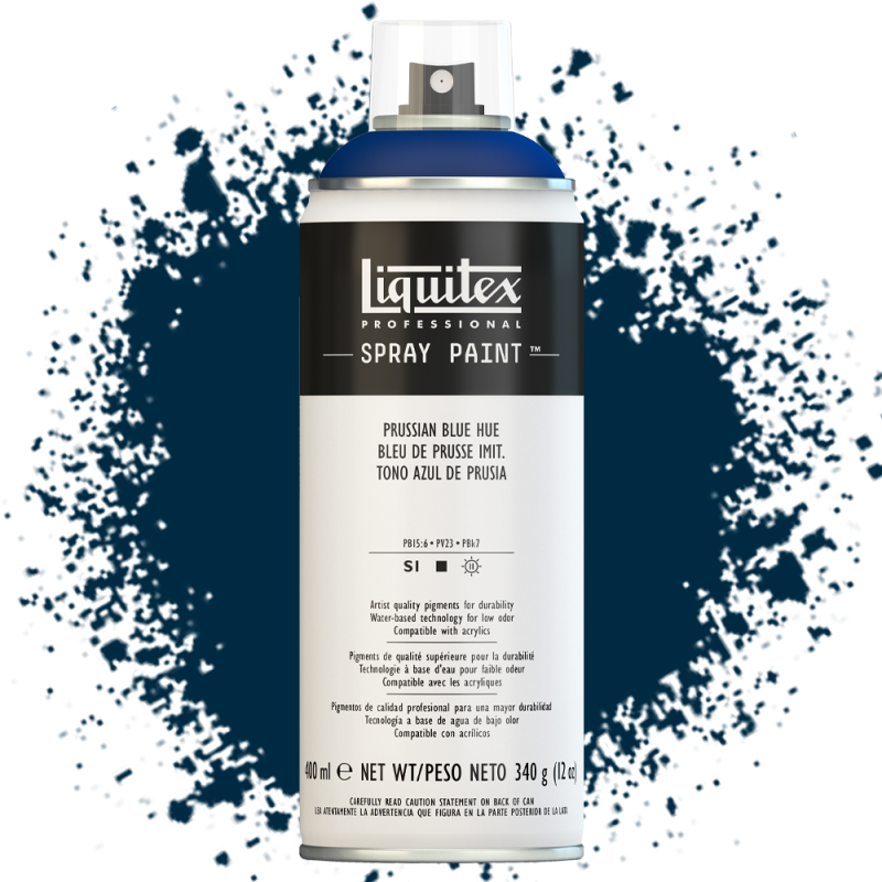 Farba akrylowa w sprayu Liquitex 400 ml 320 (0) Prussian blue