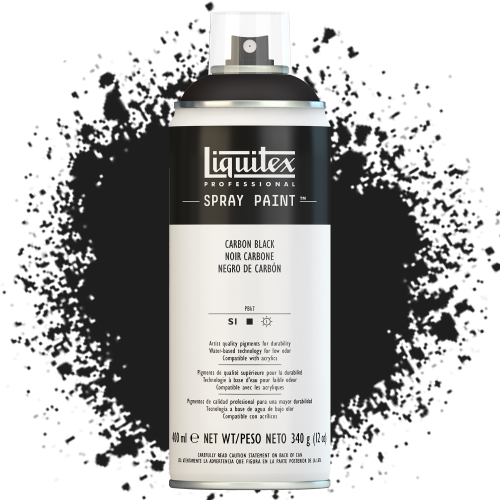 Farba akrylowa w sprayu Liquitex 400 ml 337 Carbon black